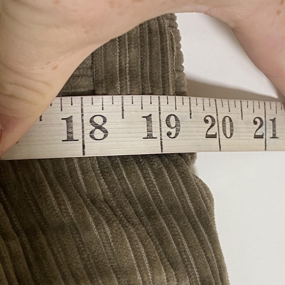 Saks Fifth Avenue Pants Mens 39x30 Brown Corduroy Pleated Cuffed Dress Pants - Picture 11 of 16